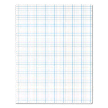 TOPS™ Cross Section Pads, Cross-section Quadrille Rule (4 Sq-in, 1 Sq-in), 50 White 8.5 X 11 Sheets freeshipping - TVN Wholesale